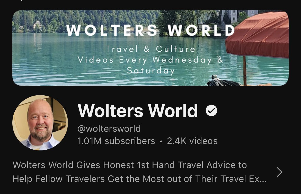 Wolters World YouTube Channel