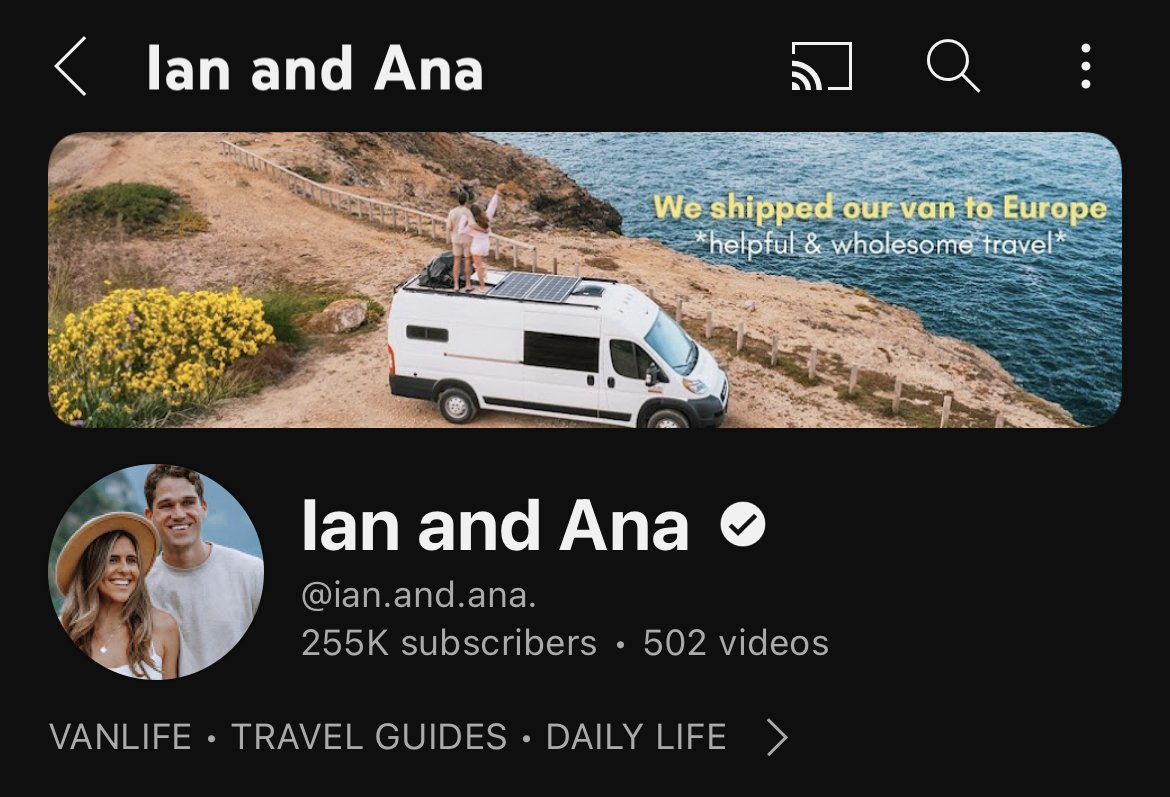 Ian and Ana Travel YouTubers